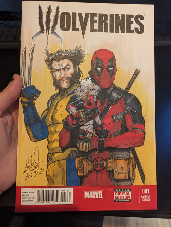 Sketch Cover - Wolverines #1, Wolverine & Deadpool