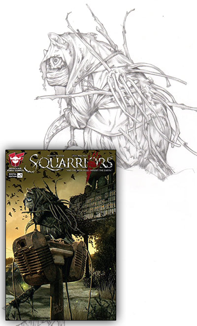 Squarriors Summer #1 standard cover (multiple pages)