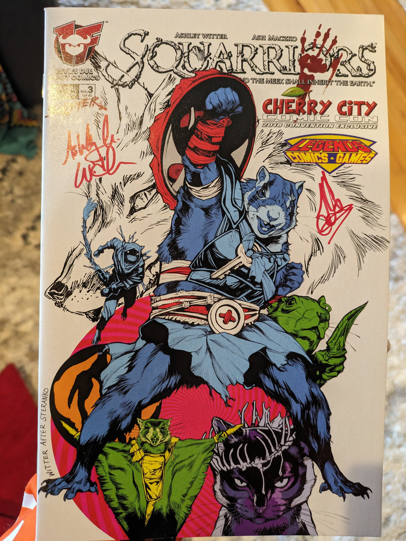 Squarriors Summer #3 Cherry City Variant -- Eli Remarque