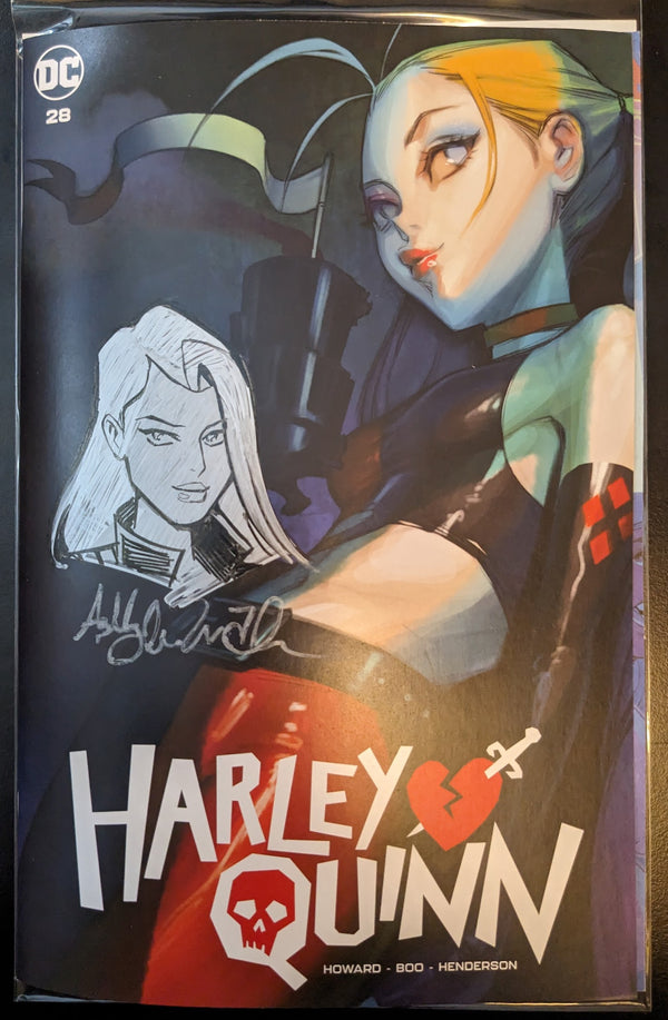 Harley Quinn #28 Ashley Witter Variant -- Poison Ivy Remarque