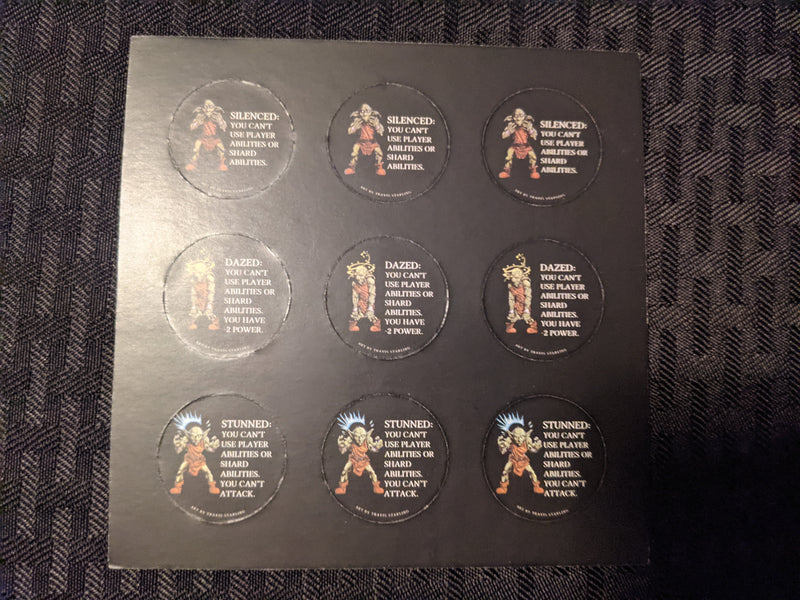 Lady Death: Last Stand components: Condition Tokens