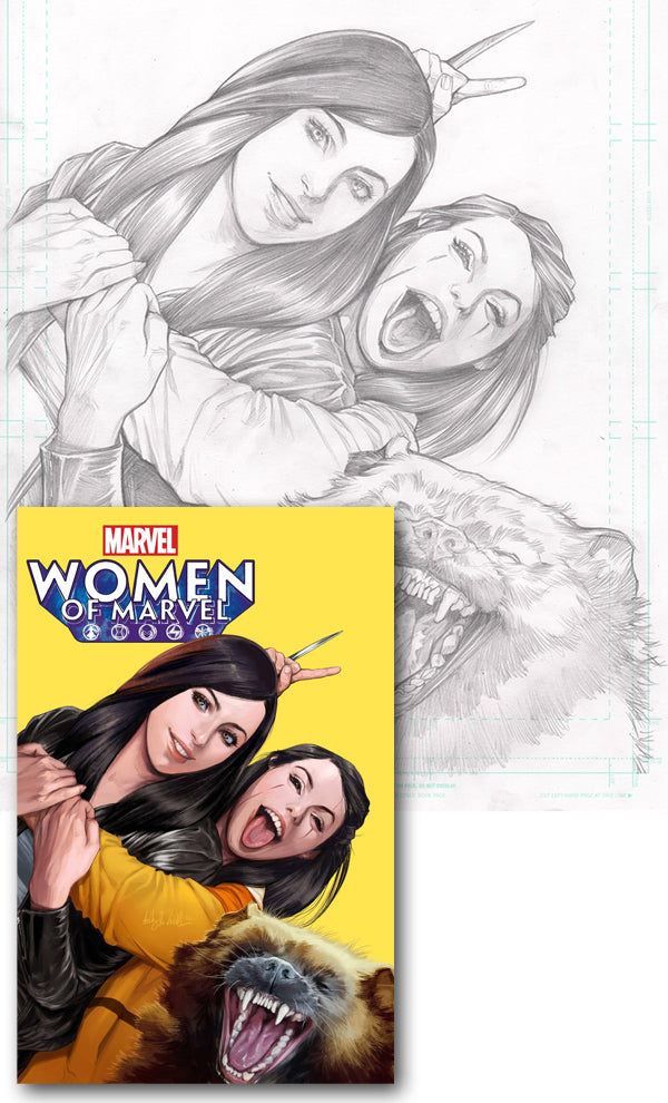 Women of Marvel #1 original cover art -- X-23