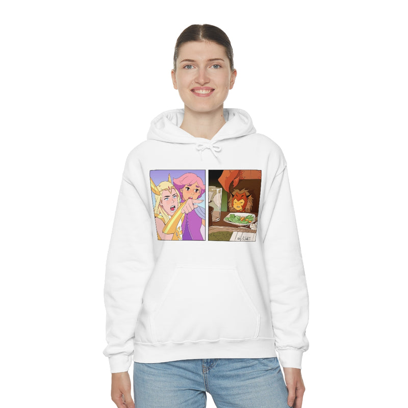 She-Ra Yelling at Catra Meme Unisex Heavy Blend™ Hooded Sweatshirt