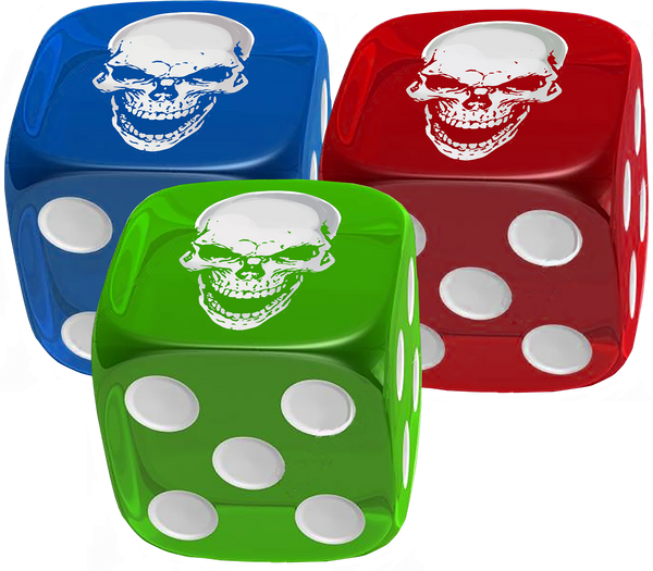 Lady Death: Last Stand components: Dice