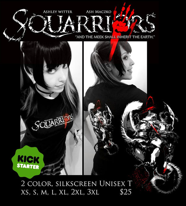 Squarriors Kickstarter t-shirt